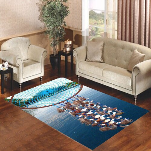 Dreamcatcher Sea Rectangle Rug Decor Area Rugs For Living Room Bedroom Kitchen Rugs Home Carpet Flooring TTG012843