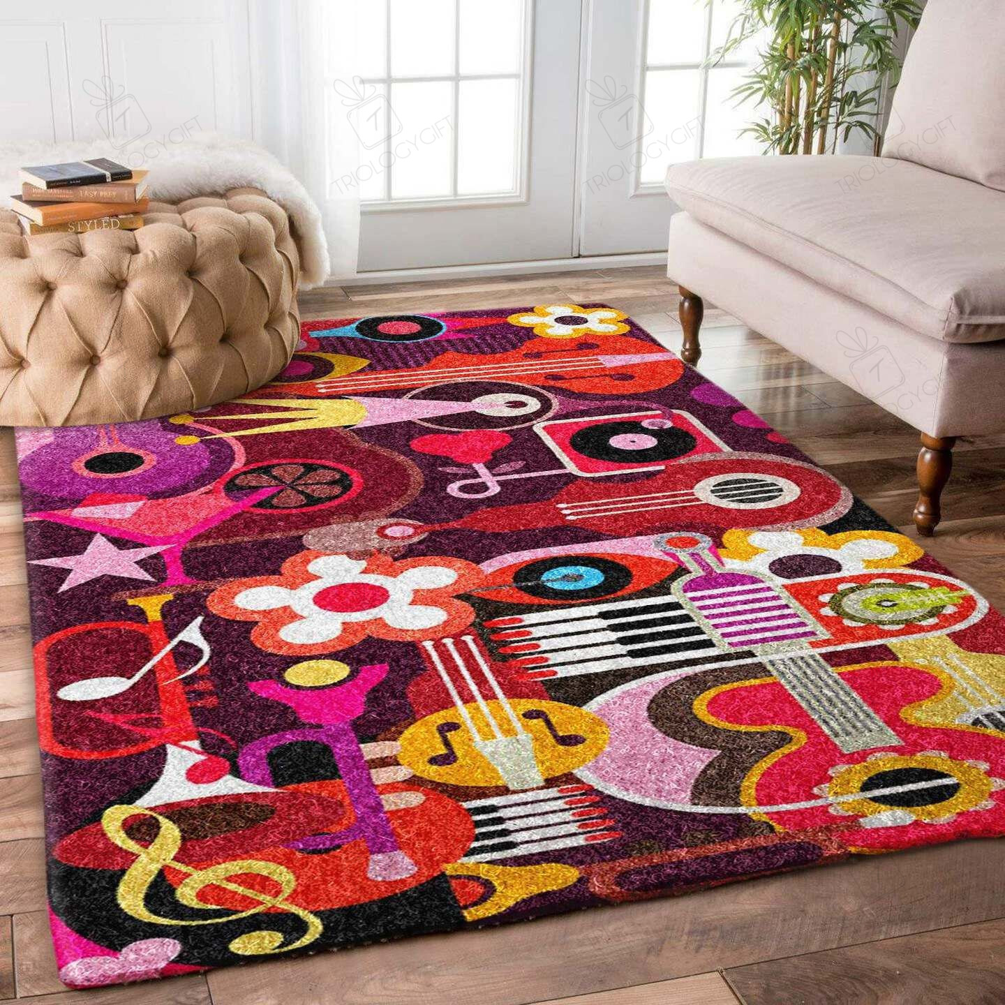 Drink Musical Saxophones Rectangle Rug Decor Area Rugs For Living Room Bedroom Kitchen Rugs Home Carpet Flooring TTG012846