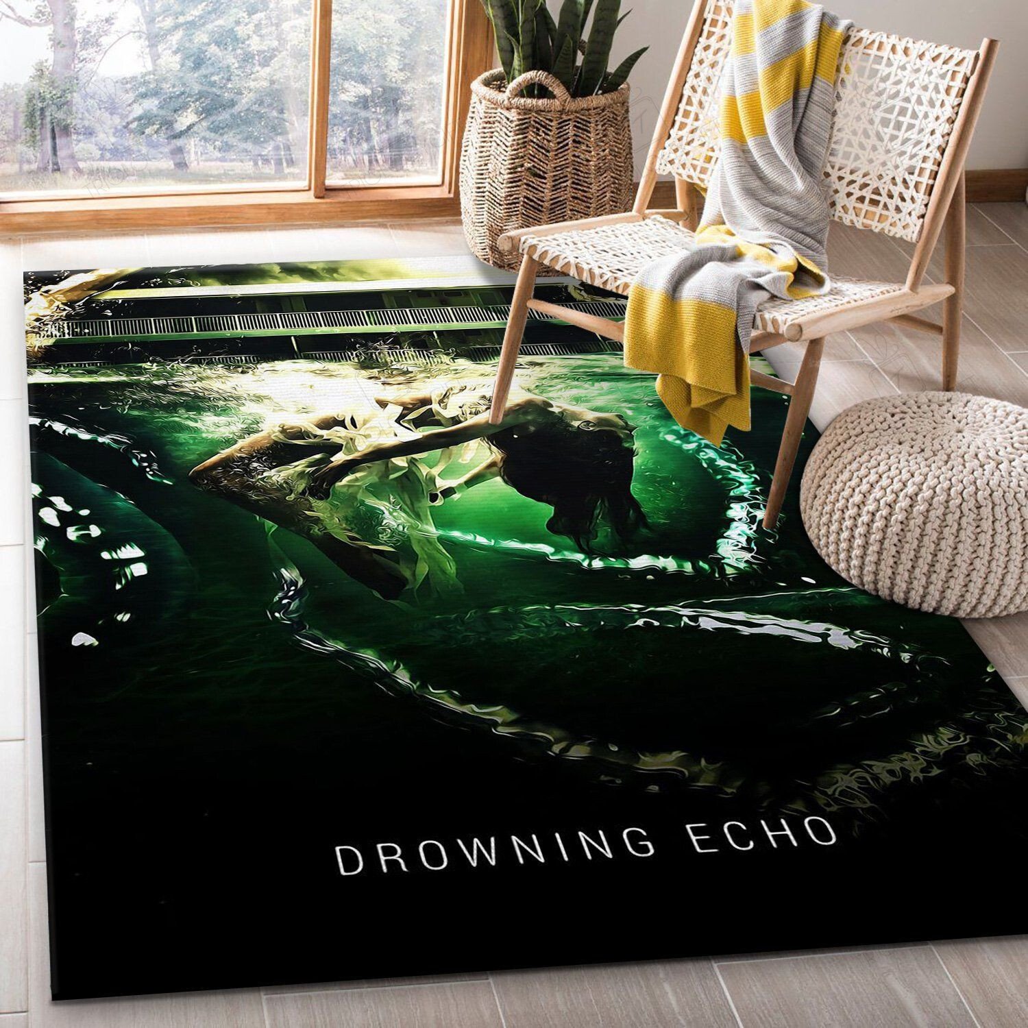 Drowning Echo Movie Rectangle Rug Decor Area Rugs For Living Room Bedroom Kitchen Rugs Home Carpet Flooring TTG012850