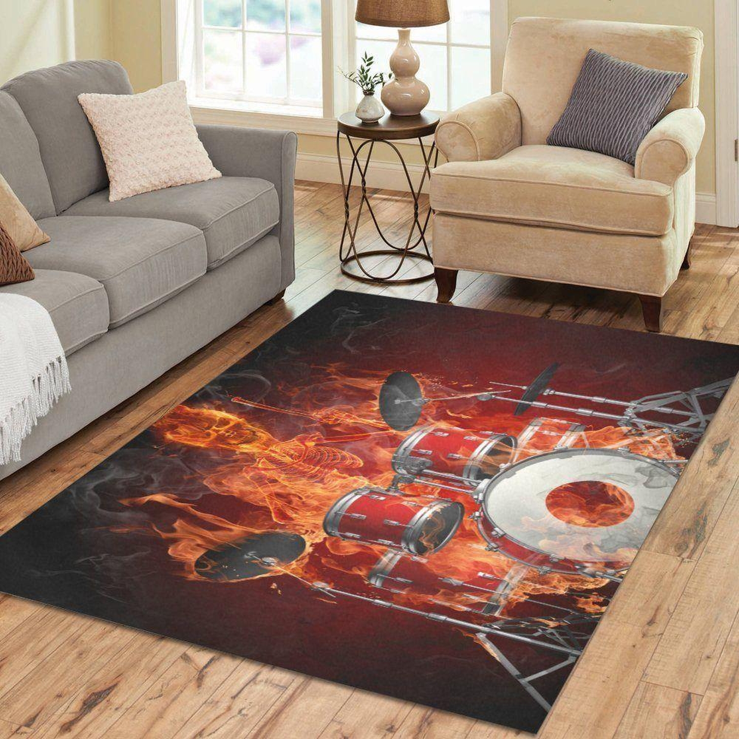 Drummer Limited Edition Rug - Unique Anime Apparel for Fans