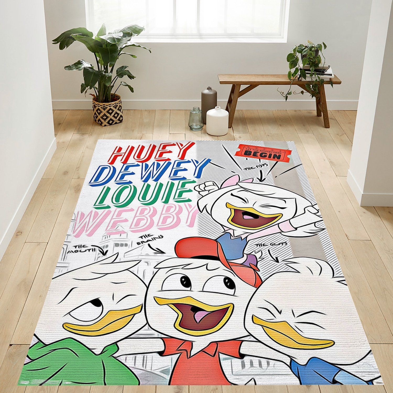 Ducktales Characters Rug - Unique Anime Apparel for Fans