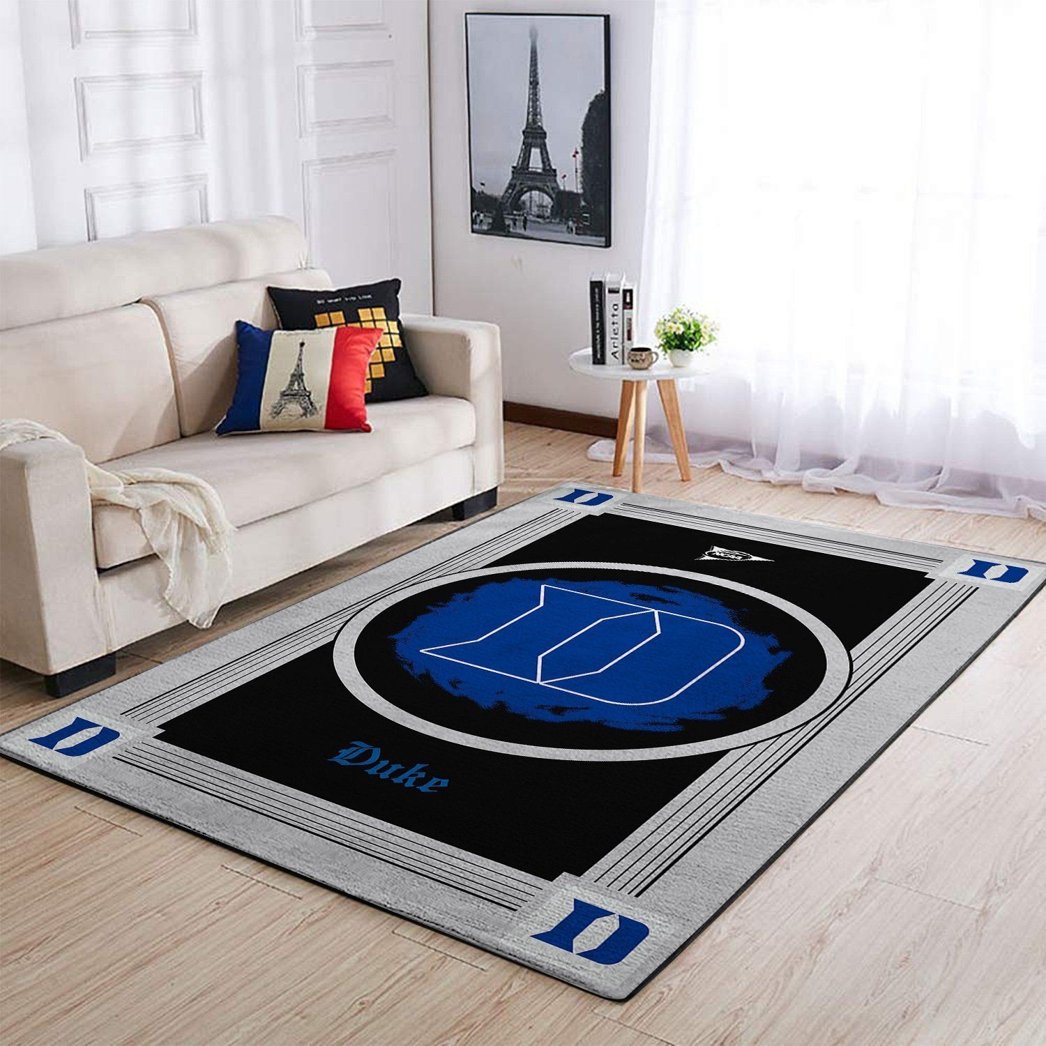 Duke Blue Devils Living Room Area Rug - Unique Anime Apparel for Fans