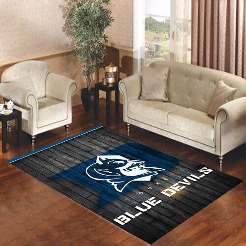 Duke Blue Devils Wood Rectangle Rug Decor Area Rugs For Living Room Bedroom Kitchen Rugs Home Carpet Flooring TTG012874