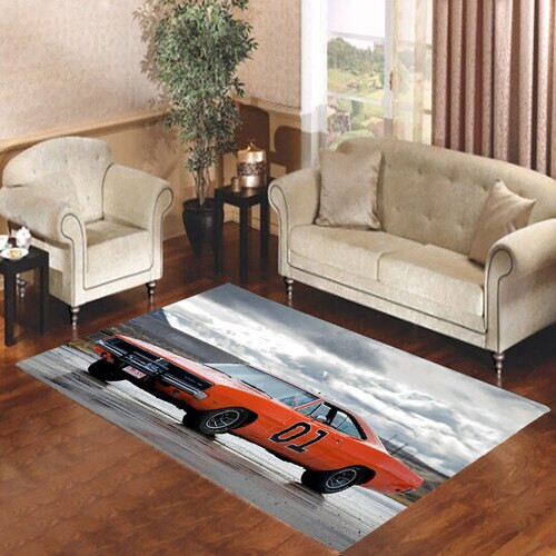 Dukes Of Hazzard General Lee Rectangle Rug Decor Area Rugs For Living Room Bedroom Kitchen Rugs Home Carpet Flooring TTG012875