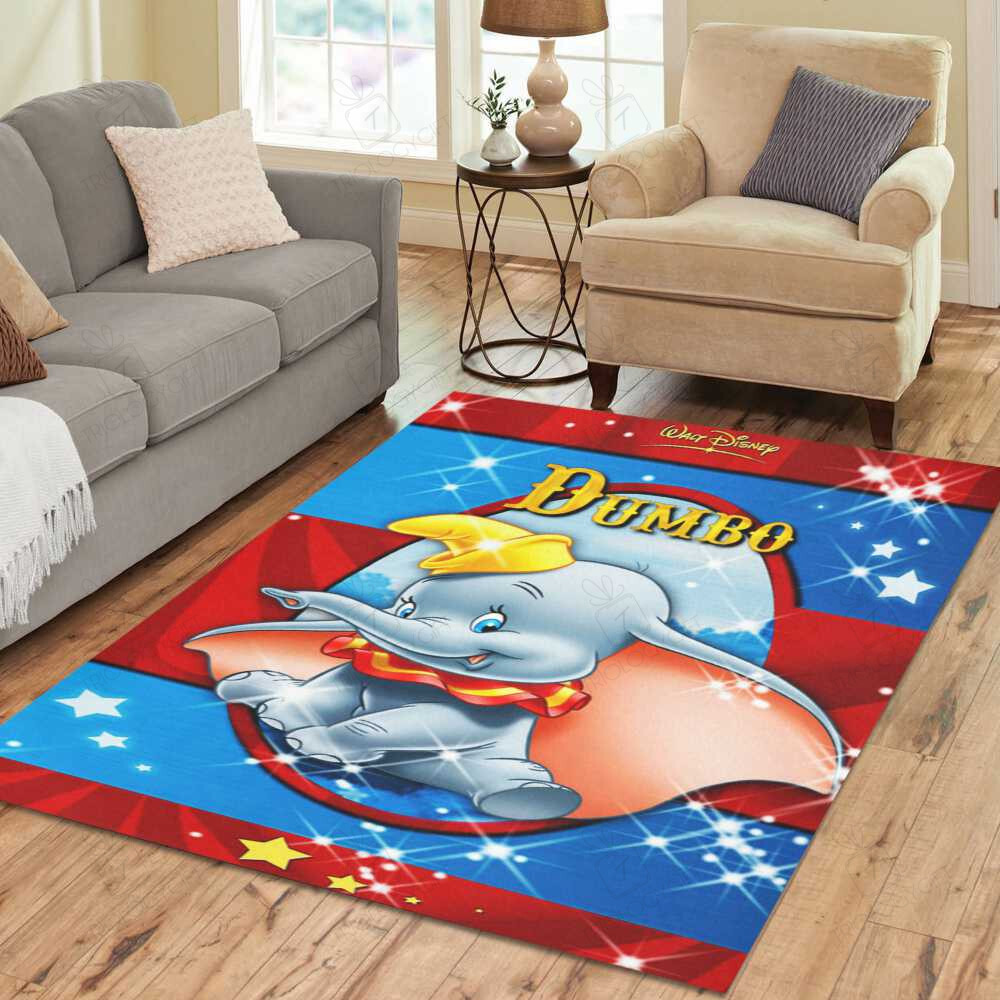 Dumbo Cute Rectangle Rug Decor Area Rugs For Living Room Bedroom Kitchen Rugs Home Carpet Flooring TTG012879