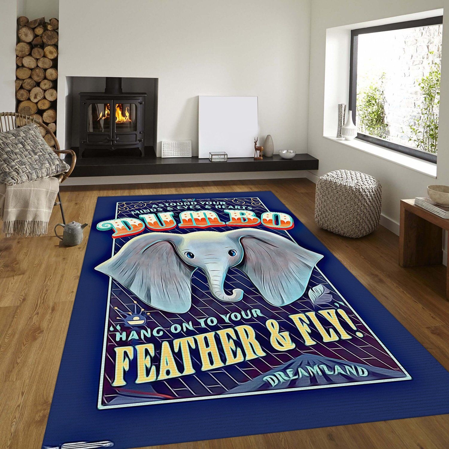Dumbo Rug - Unique Anime Apparel for Fans