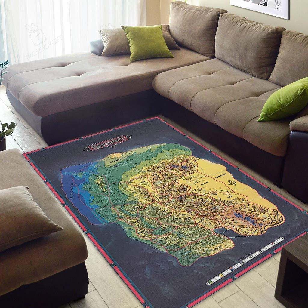 Dungeons & Dragons Ravenloft Domains The Dread Map Rectangle Rug Decor Area Rugs For Living Room Bedroom Kitchen Rugs Home Carpet Flooring TTG012892