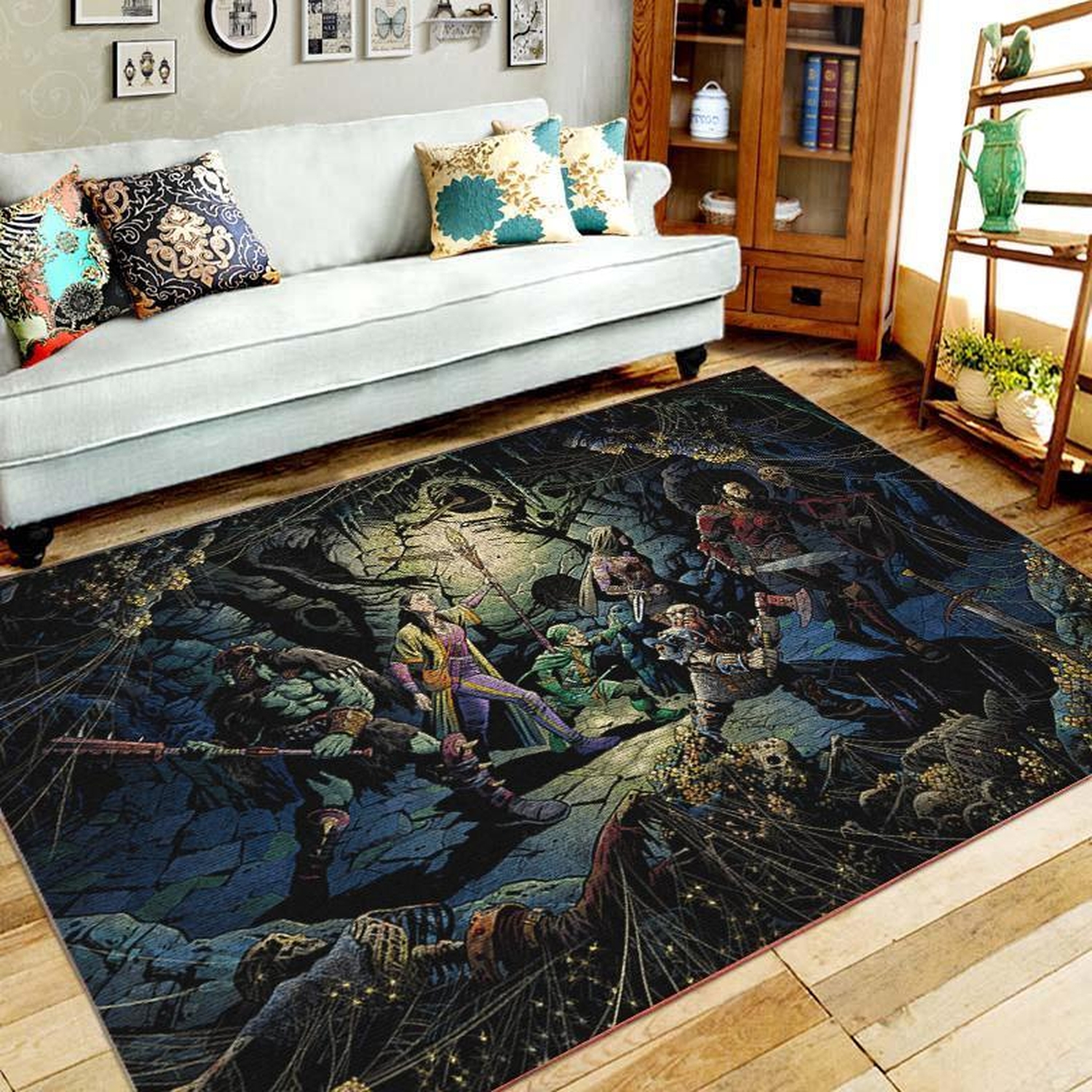 Dungeons &amp Dragons Area Rug - Unique Anime Apparel for Fans
