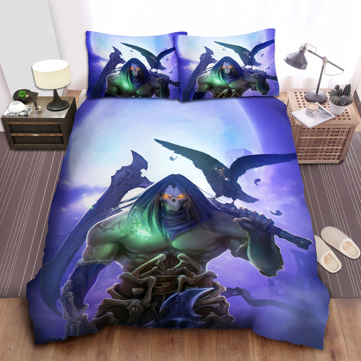 Dust Keeping An Eye Bed Sheets Spread Duvet Cover Bedding Set - Unique Anime Apparel for Fans