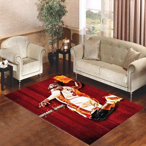 Dwayne Wade Slam Dunk Basket Ball Rectangle Rug Decor Area Rugs For Living Room Bedroom Kitchen Rugs Home Carpet Flooring TTG012910
