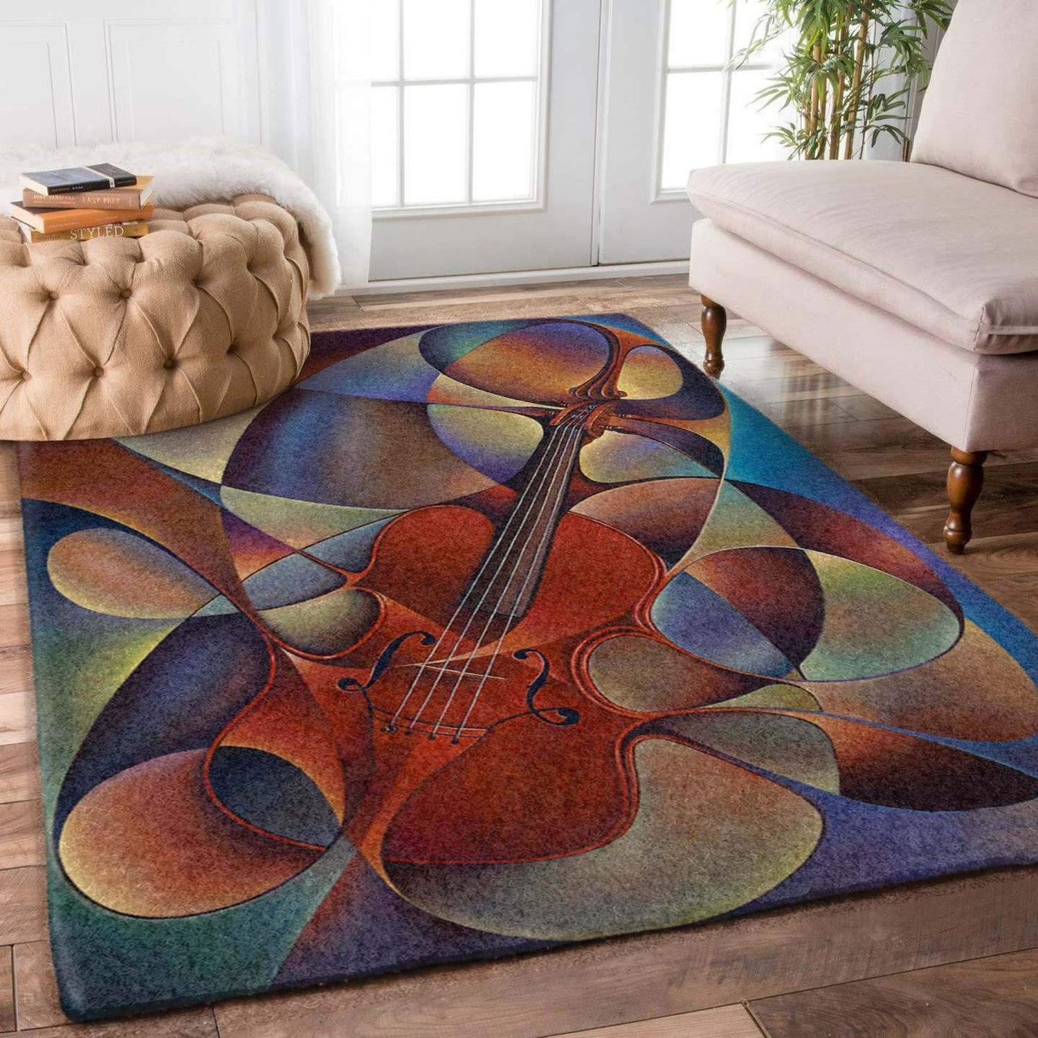 Dynamic Violin Limited Edition Rug - Unique Anime Apparel for Fans