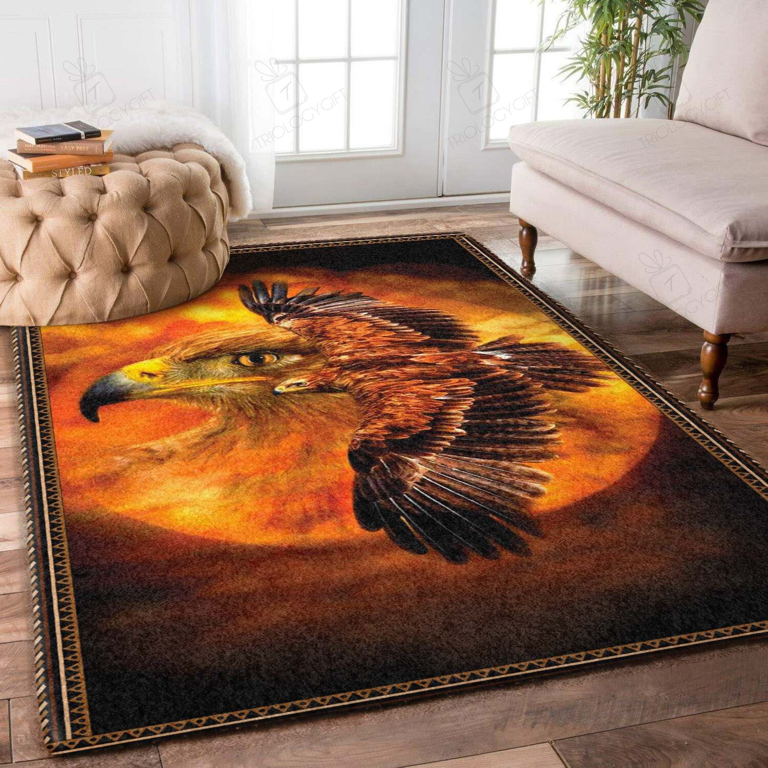 Eagle Rectangle Rug Decor Area Rugs For Living Room Bedroom Kitchen Rugs Home Carpet Flooring TTG012922