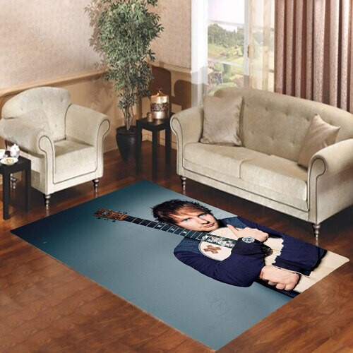 Ed Sheeran Guitar Hug Rectangle Rug Decor Area Rugs For Living Room Bedroom Kitchen Rugs Home Carpet Flooring TTG012957
