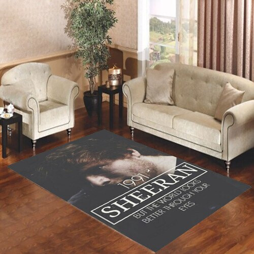 Ed Sheeran Quotes Rectangle Rug Decor Area Rugs For Living Room Bedroom Kitchen Rugs Home Carpet Flooring TTG012961