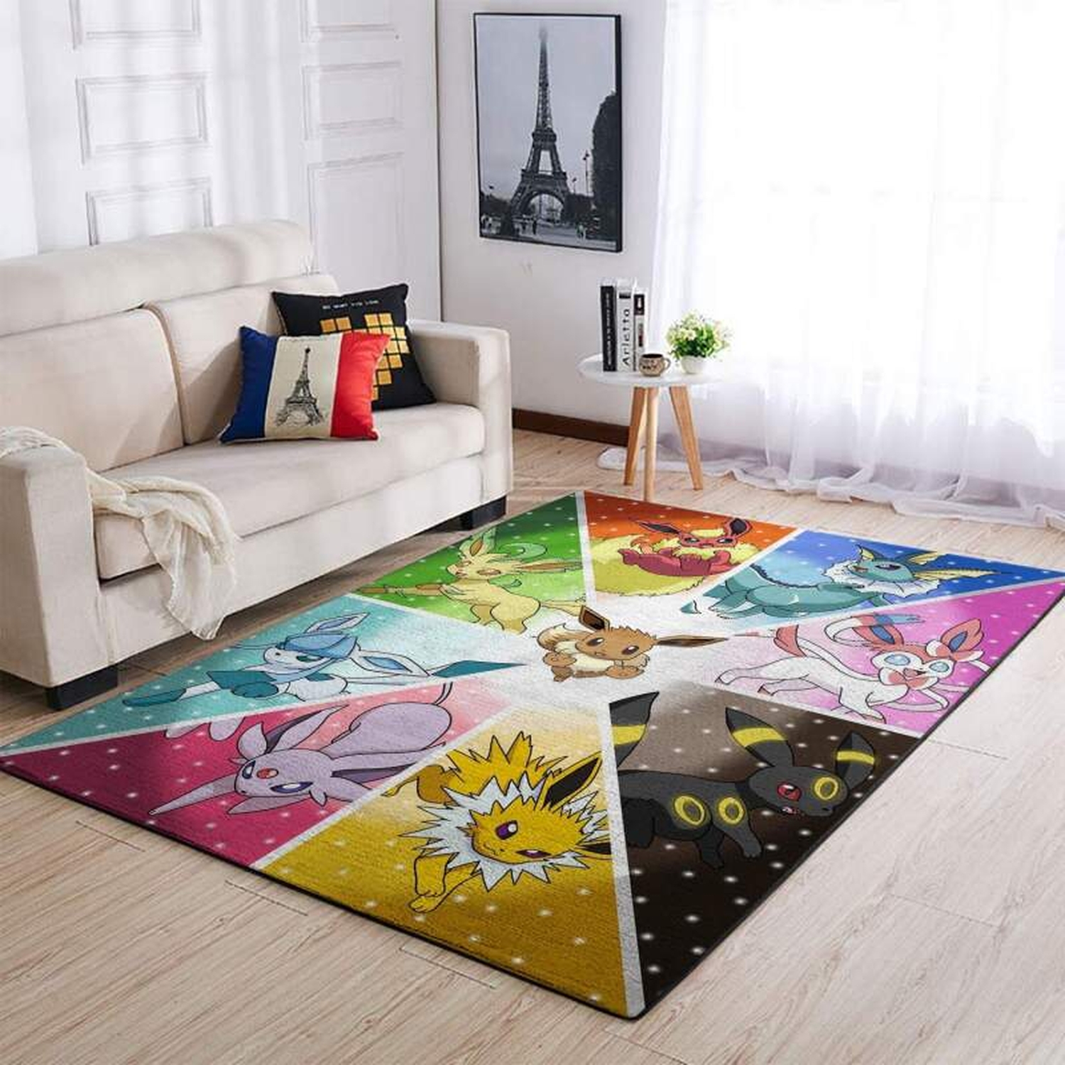 Eevee Pokemon Area Rug - Unique Anime Apparel for Fans