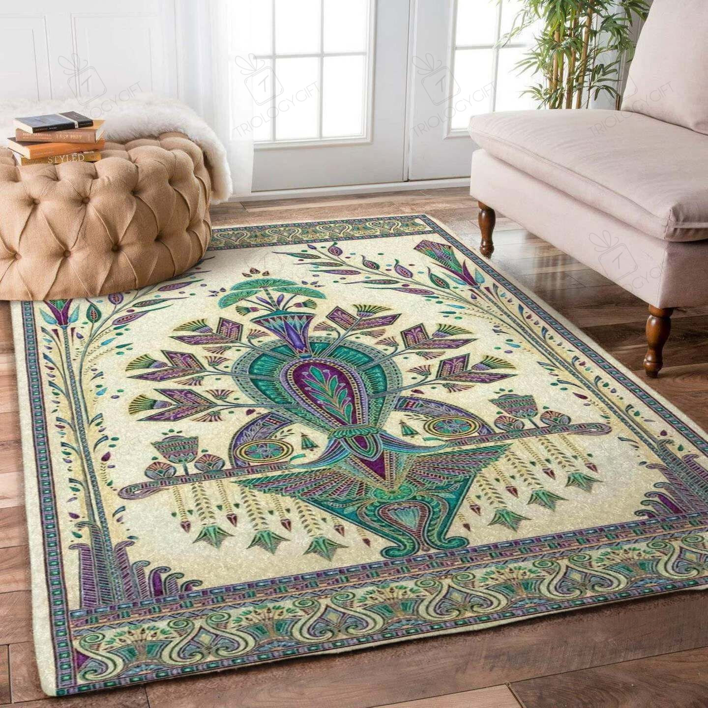 Egypt Valley Of The Kings Rectangle Rug Decor Area Rugs For Living Room Bedroom Kitchen Rugs Home Carpet Flooring TTG012993