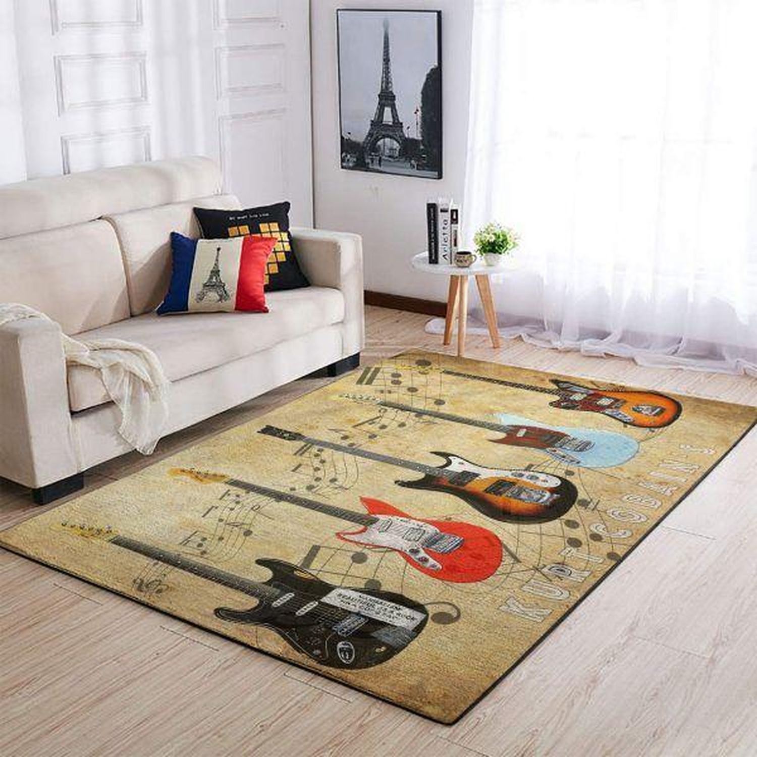 Electric Guitar Area Limited Edition Rug - Unique Anime Apparel for Fans