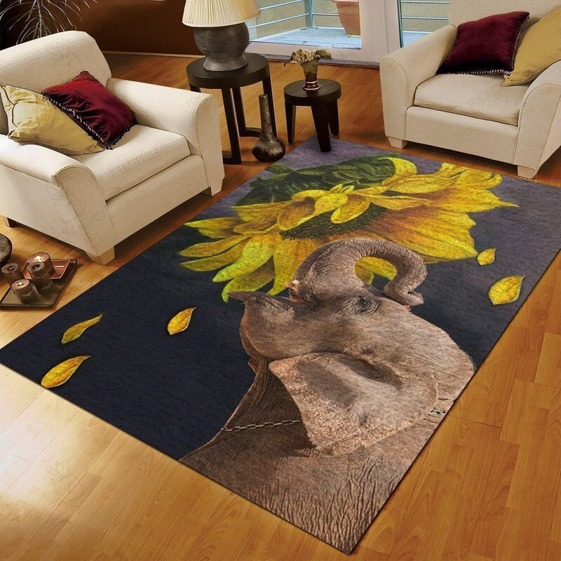 Elep Sunf Rectangle Rug Decor Area Rugs For Living Room Bedroom Kitchen Rugs Home Carpet Flooring TTG013011