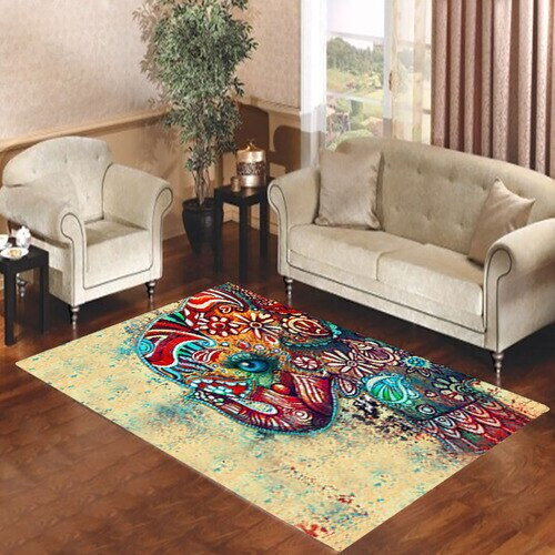 Elephant Art Rectangle Rug Decor Area Rugs For Living Room Bedroom Kitchen Rugs Home Carpet Flooring TTG013017