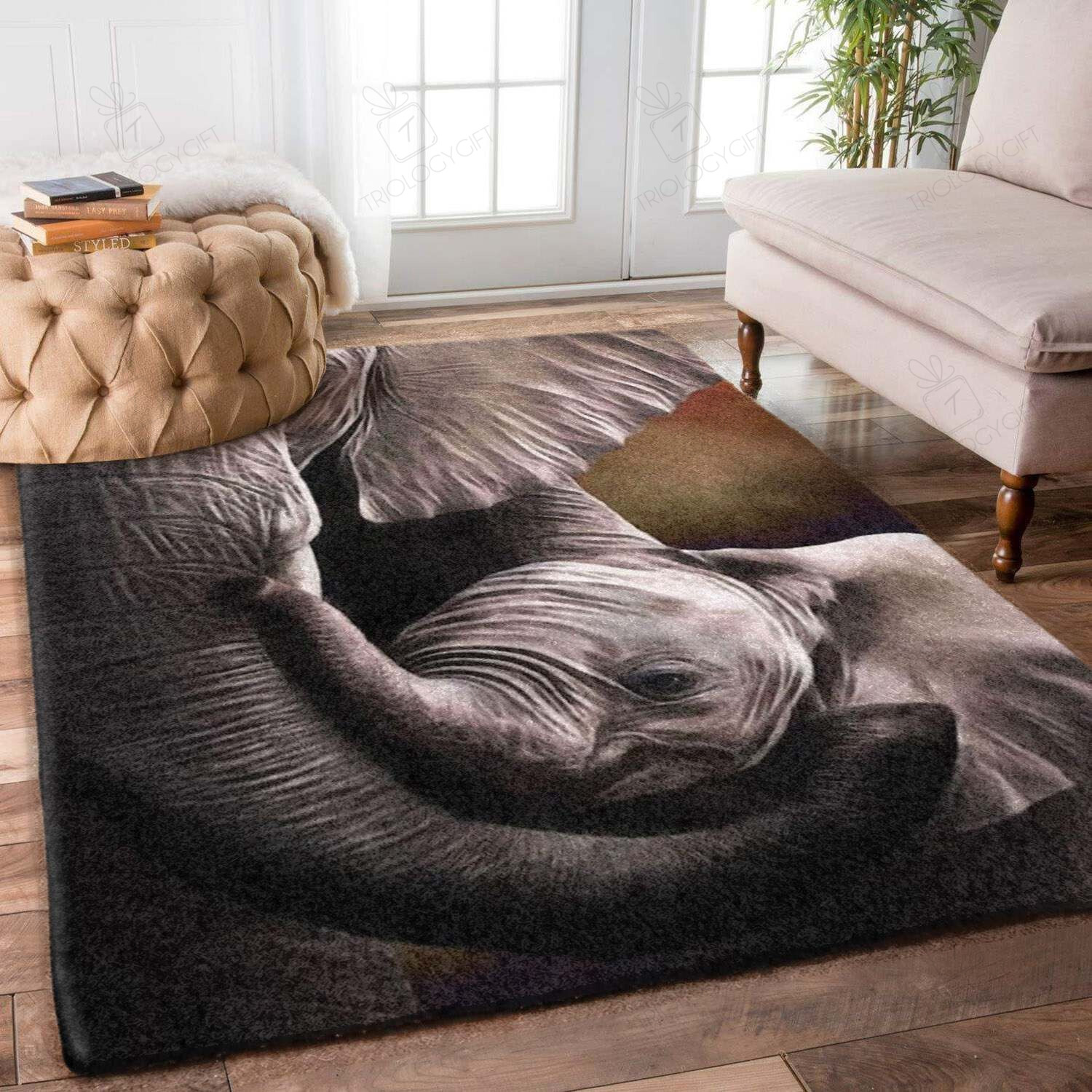 Elephant Ei43925 Rectangle Rug Decor Area Rugs For Living Room Bedroom Kitchen Rugs Home Carpet Flooring TTG013023