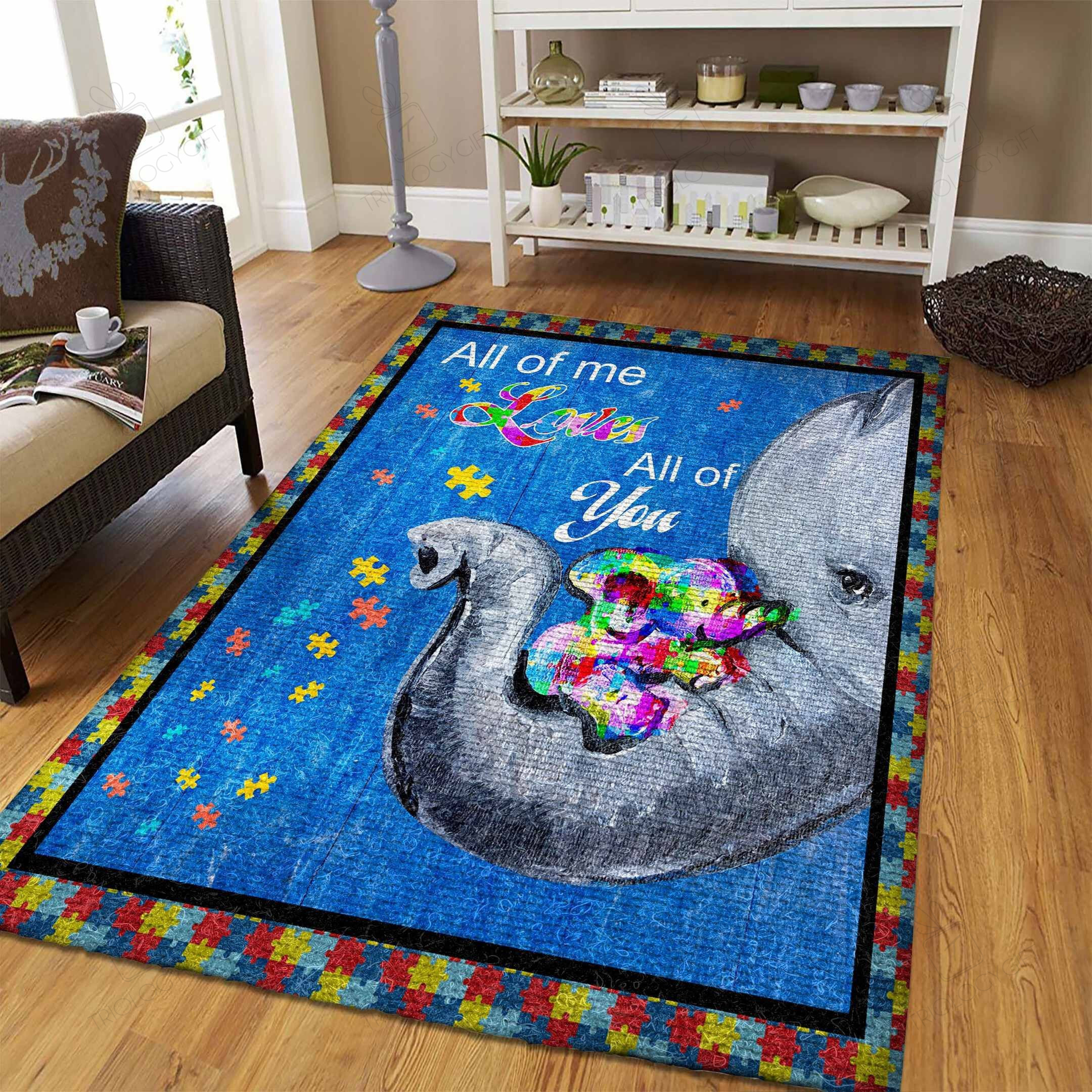 Elephant Ey84669 Rectangle Rug Decor Area Rugs For Living Room Bedroom Kitchen Rugs Home Carpet Flooring TTG013025