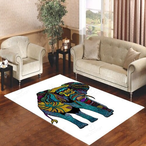 Elephant Giraffe Overlay Rectangle Rug Decor Area Rugs For Living Room Bedroom Kitchen Rugs Home Carpet Flooring TTG013026