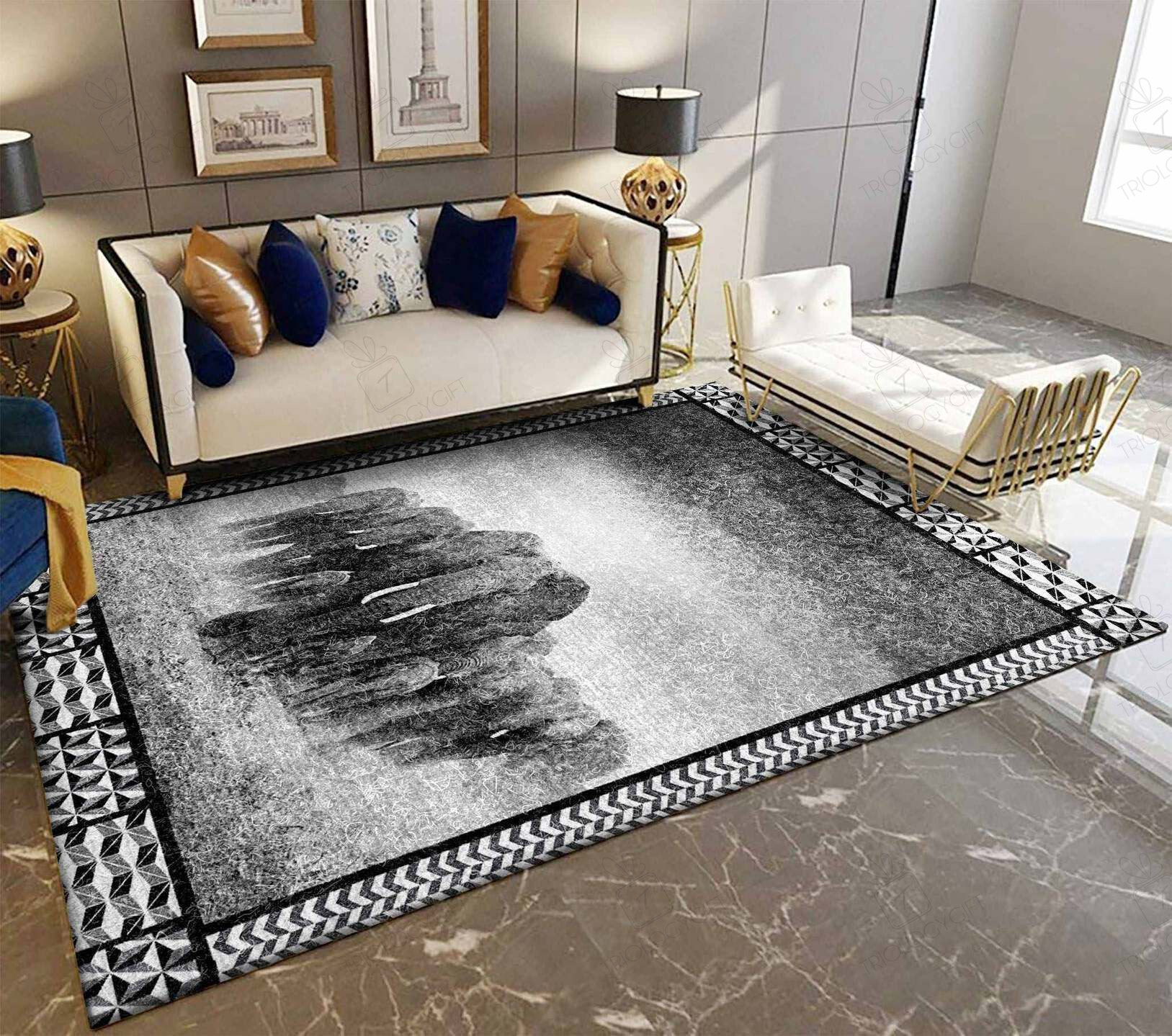 Elephant Rectangle Rug Decor Area Rugs For Living Room Bedroom Kitchen Rugs Home Carpet Flooring TTG013039