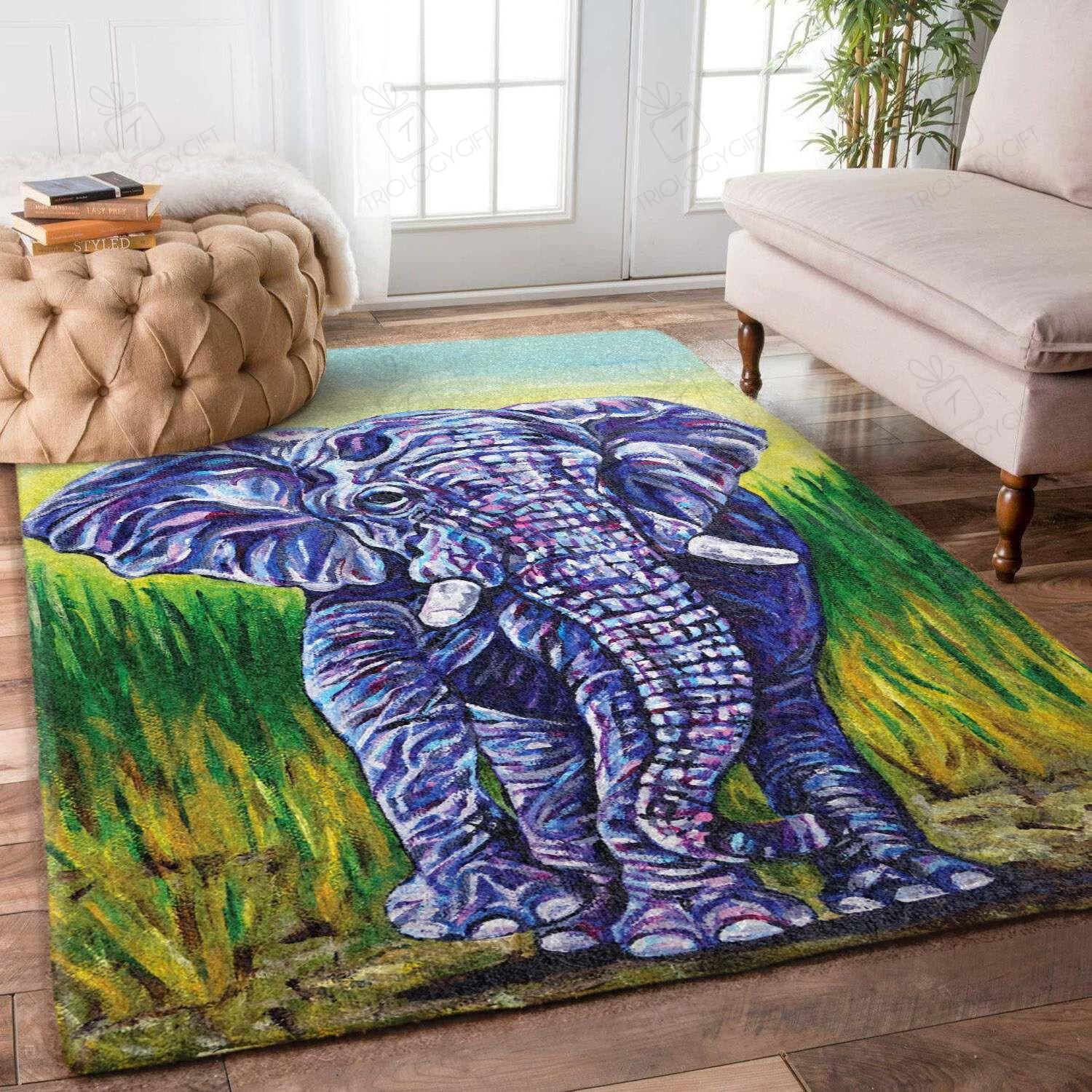Elephant Rectangle Rug Decor Area Rugs For Living Room Bedroom Kitchen Rugs Home Carpet Flooring TTG013042