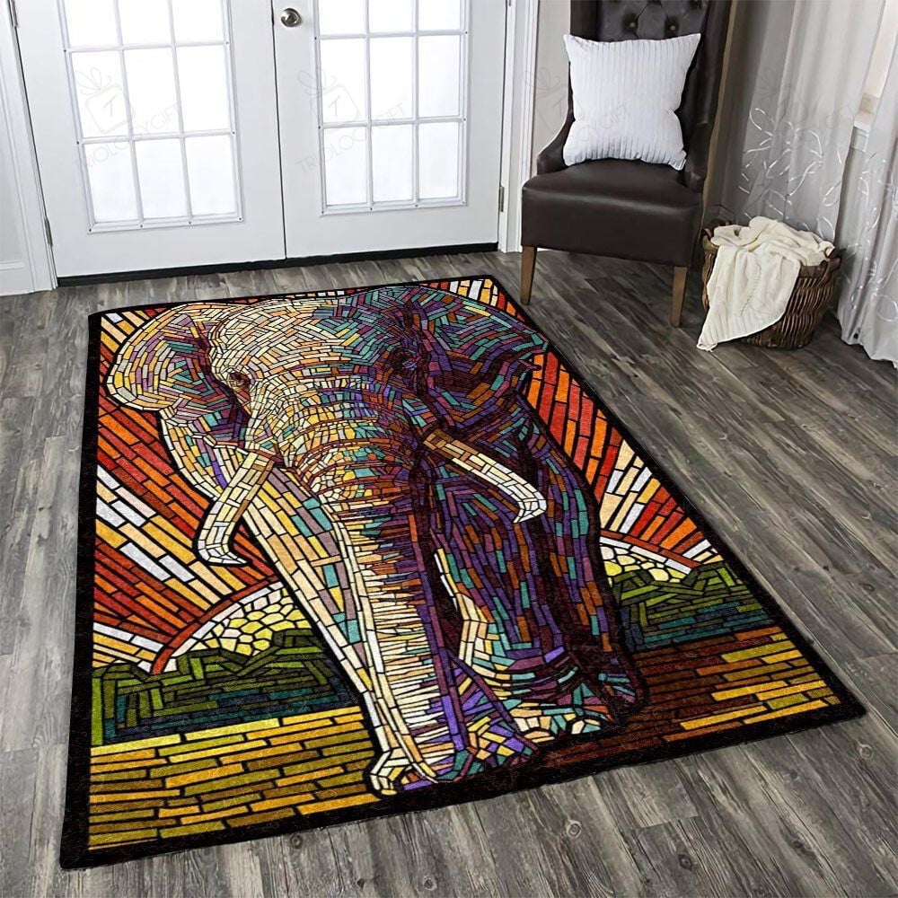 Elephant Rectangle Rug Decor Area Rugs For Living Room Bedroom Kitchen Rugs Home Carpet Flooring TTG013053