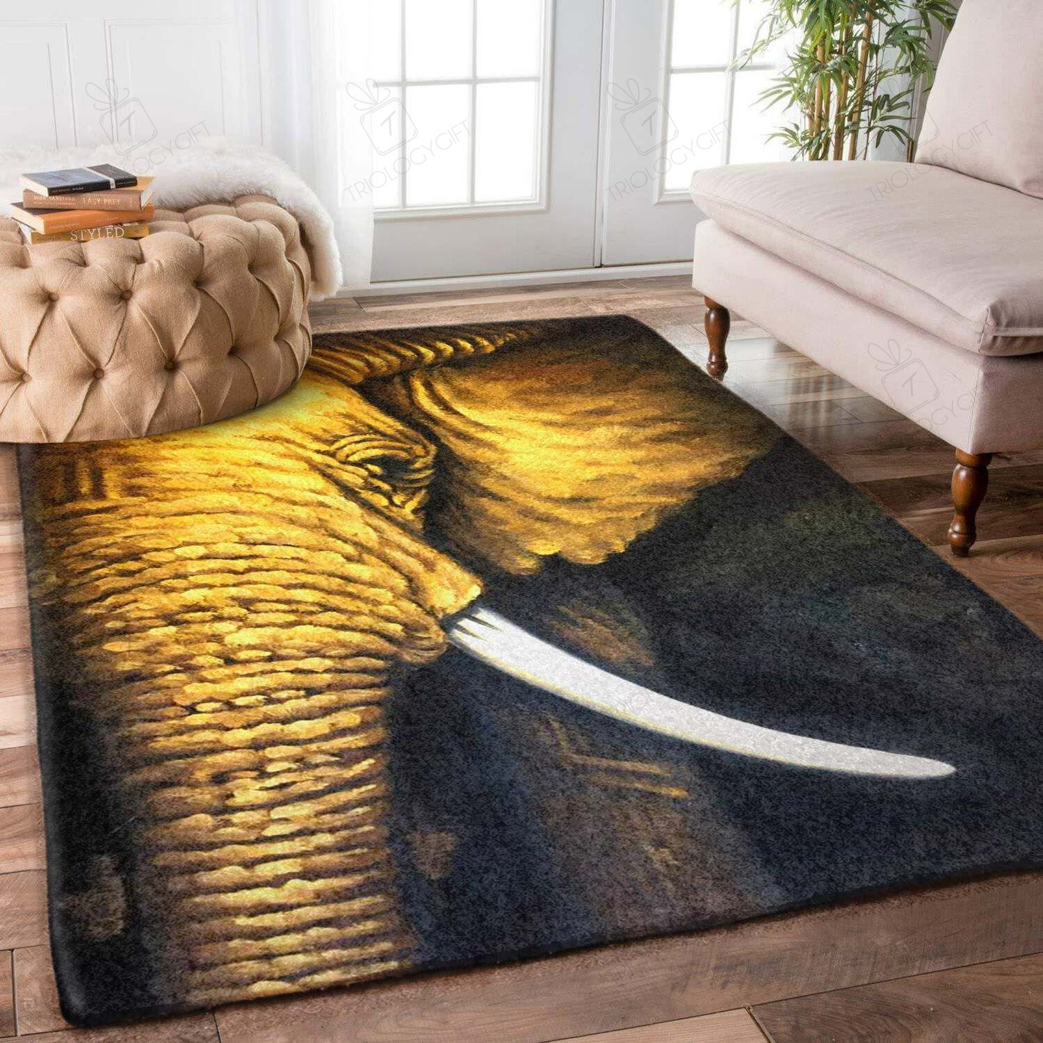 Elephant Rectangle Rug Decor Area Rugs For Living Room Bedroom Kitchen Rugs Home Carpet Flooring TTG013058