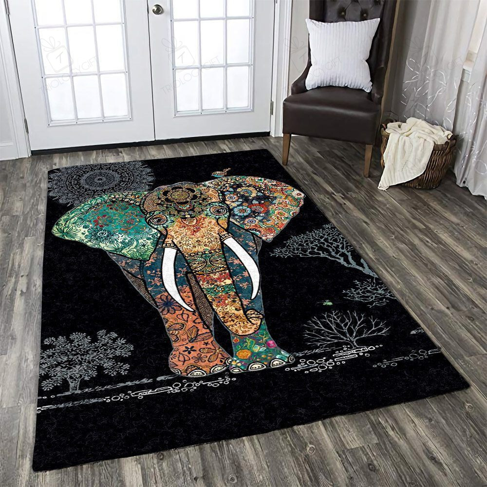 Elephant Rectangle Rug Decor Area Rugs For Living Room Bedroom Kitchen Rugs Home Carpet Flooring TTG013086