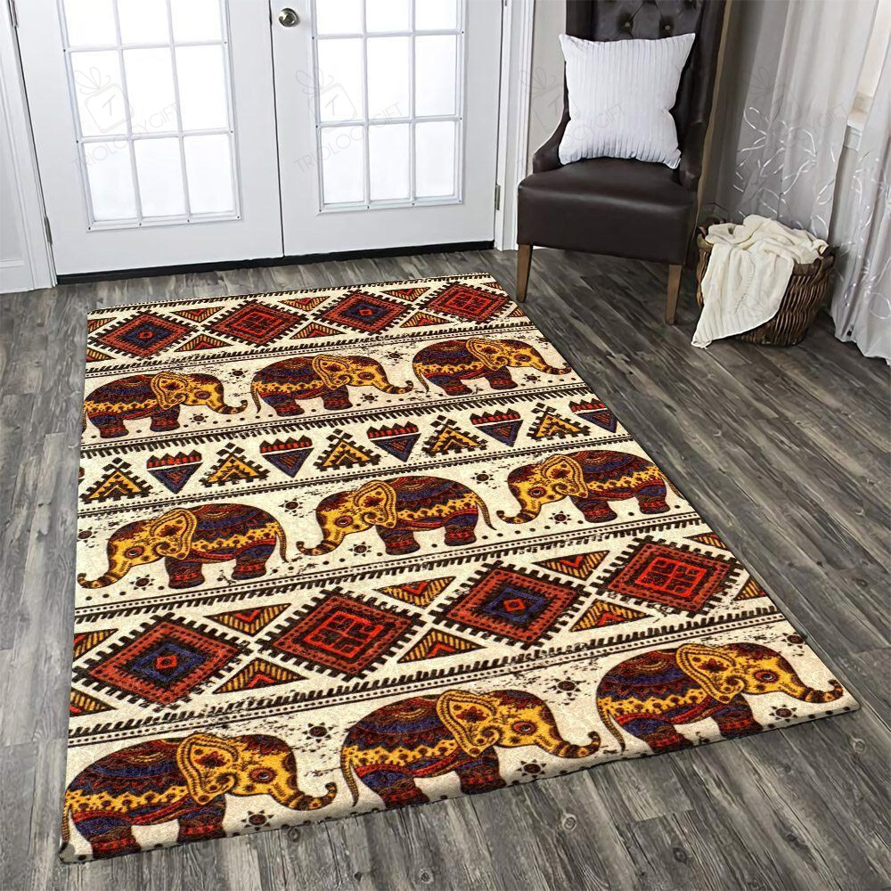 Elephant Rectangle Rug Decor Area Rugs For Living Room Bedroom Kitchen Rugs Home Carpet Flooring TTG013091
