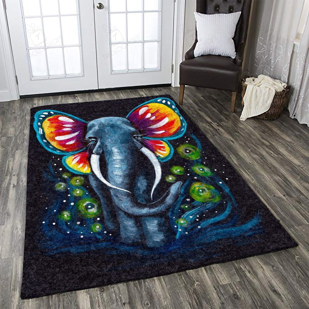Elephant Rectangle Rug Decor Area Rugs For Living Room Bedroom Kitchen Rugs Home Carpet Flooring TTG013094