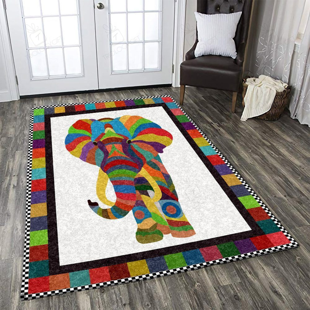 Elephant Rectangle Rug Decor Area Rugs For Living Room Bedroom Kitchen Rugs Home Carpet Flooring TTG013096