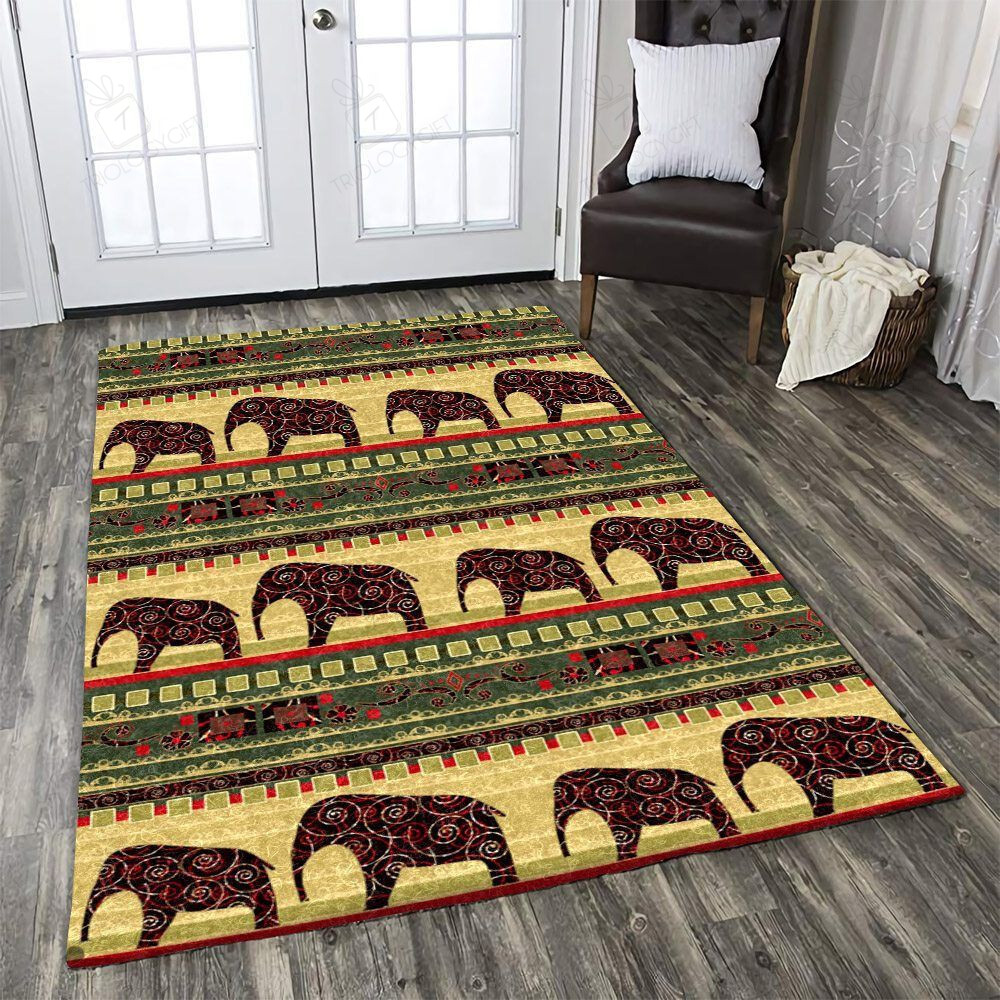 Elephant Rectangle Rug Decor Area Rugs For Living Room Bedroom Kitchen Rugs Home Carpet Flooring TTG013098