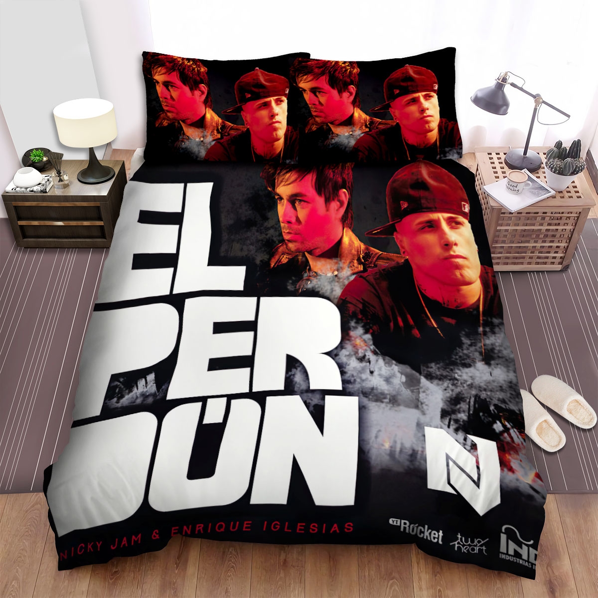 Elperdon Enrique Iglesias Bed Sheets Spread Duvet Cover Bedding Set - Unique Anime Apparel for Fans