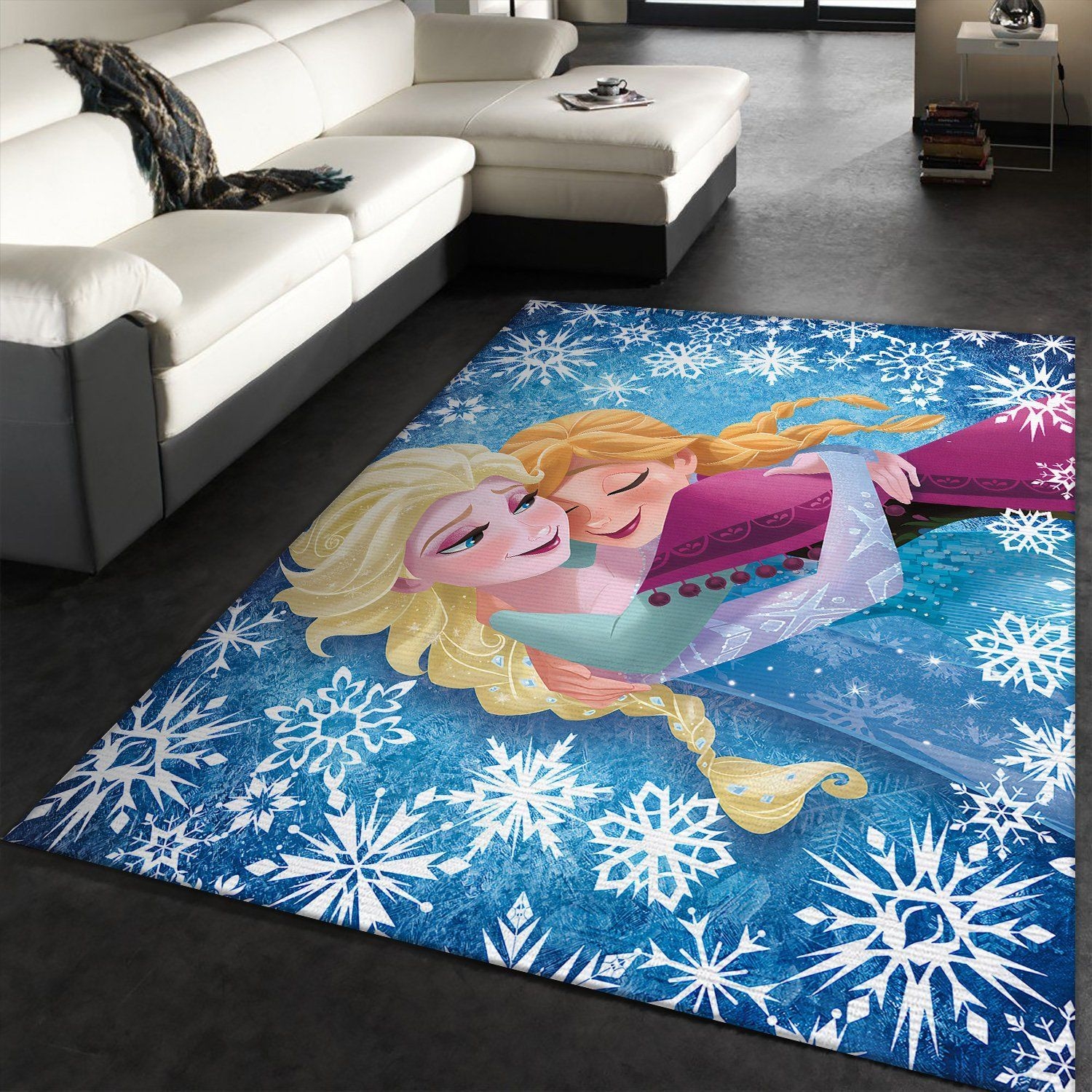 Elsa And Anna Frozen Rug - Unique Anime Apparel for Fans