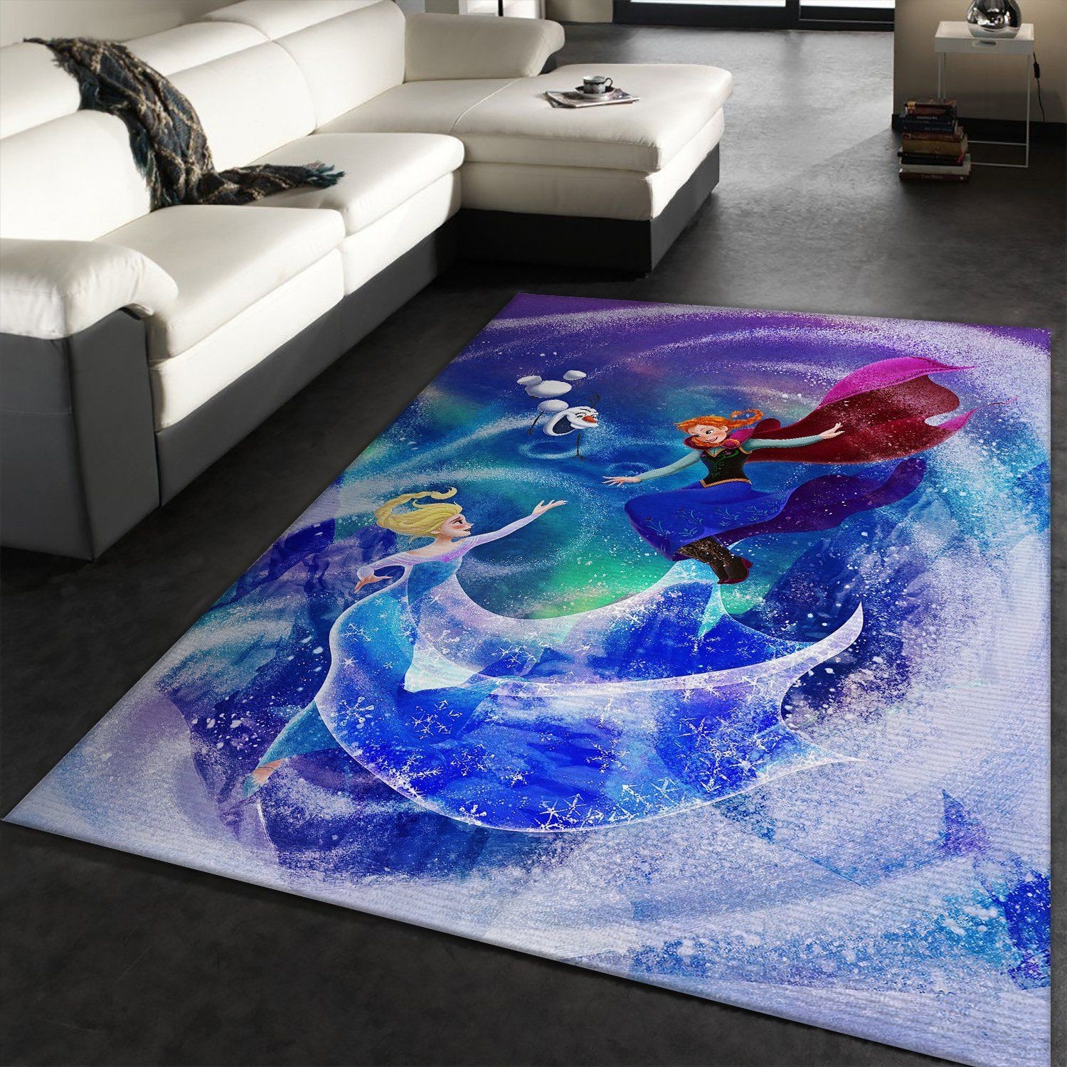 Elsa And Anna Rug - Unique Anime Apparel for Fans