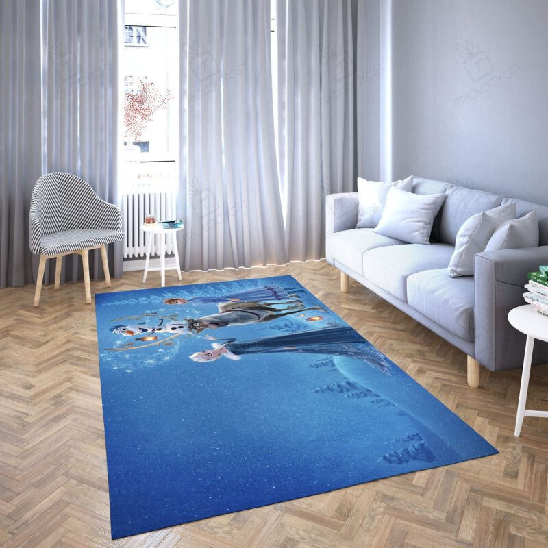 Elsa Princess Frozen Of  10 Rectangle Rug Decor Area Rugs For Living Room Bedroom Kitchen Rugs Home Carpet Flooring TTG013131