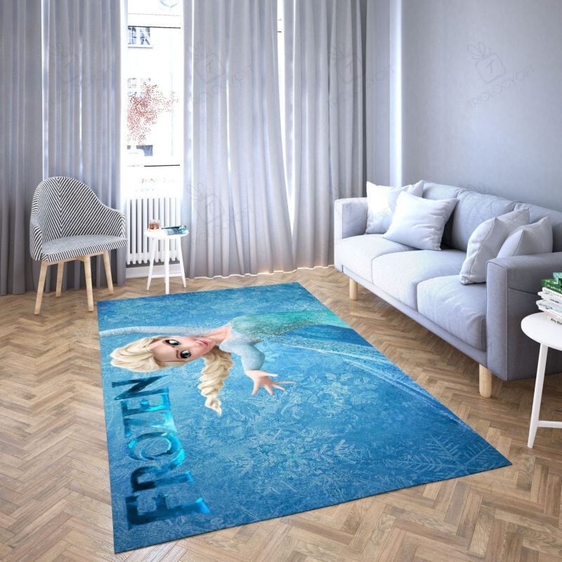 Elsa Princess Frozen Of  11 Rectangle Rug Decor Area Rugs For Living Room Bedroom Kitchen Rugs Home Carpet Flooring TTG013132