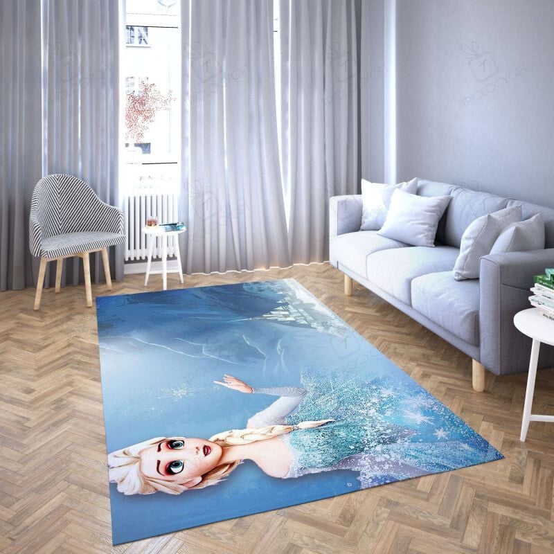 Elsa Princess Frozen Of  19 Rectangle Rug Decor Area Rugs For Living Room Bedroom Kitchen Rugs Home Carpet Flooring TTG013139