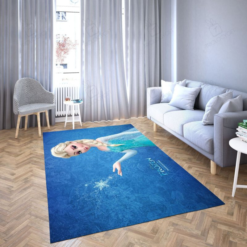 Elsa Princess Frozen Of  2 Rectangle Rug Decor Area Rugs For Living Room Bedroom Kitchen Rugs Home Carpet Flooring TTG013140