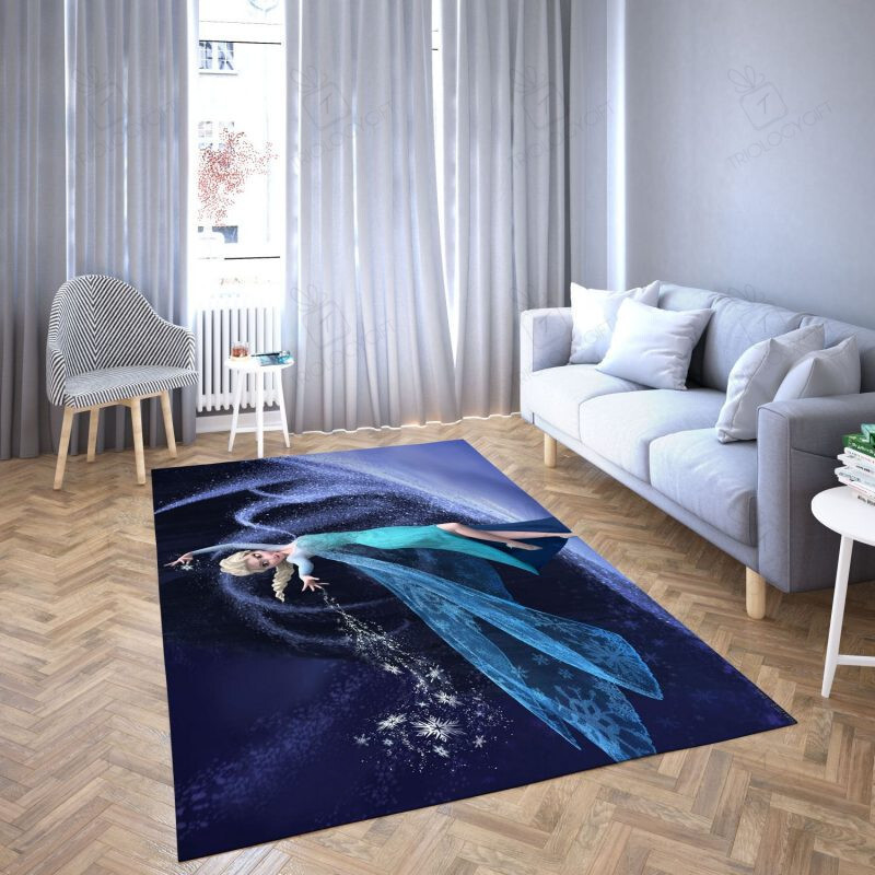 Elsa Princess Frozen Of  3 Rectangle Rug Decor Area Rugs For Living Room Bedroom Kitchen Rugs Home Carpet Flooring TTG013148