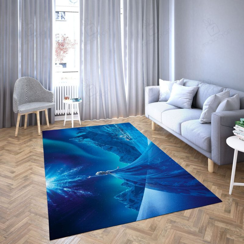 Elsa Princess Frozen Of 8 Rectangle Rug Decor Area Rugs For Living Room Bedroom Kitchen Rugs Home Carpet Flooring TTG013153