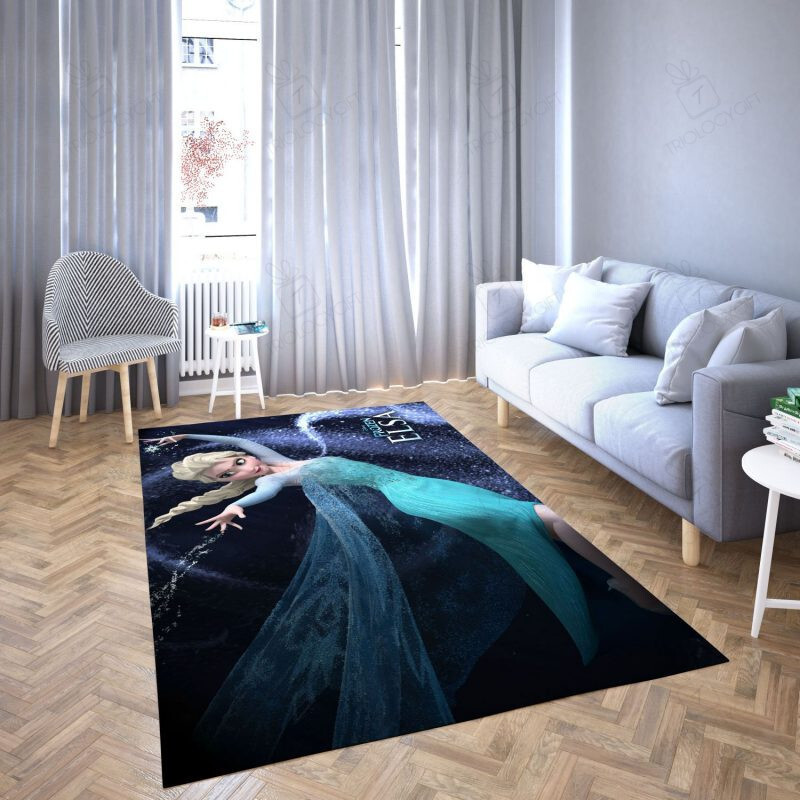 Elsa Princess Frozen Of  9 Rectangle Rug Decor Area Rugs For Living Room Bedroom Kitchen Rugs Home Carpet Flooring TTG013154