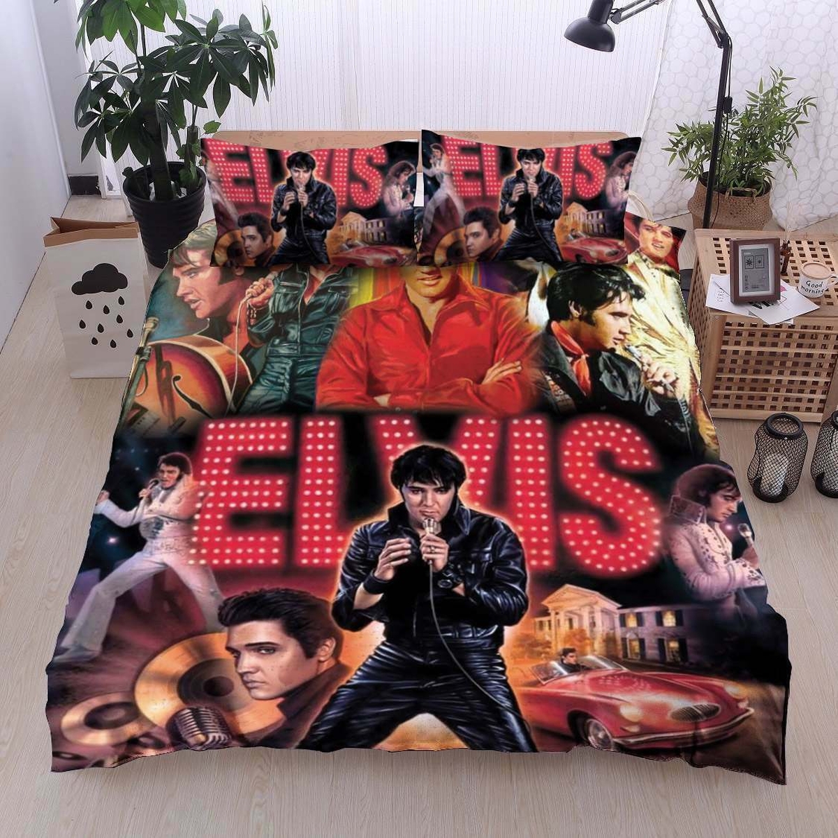 Elvis Presley Bedding Set - Unique Anime Apparel for Fans