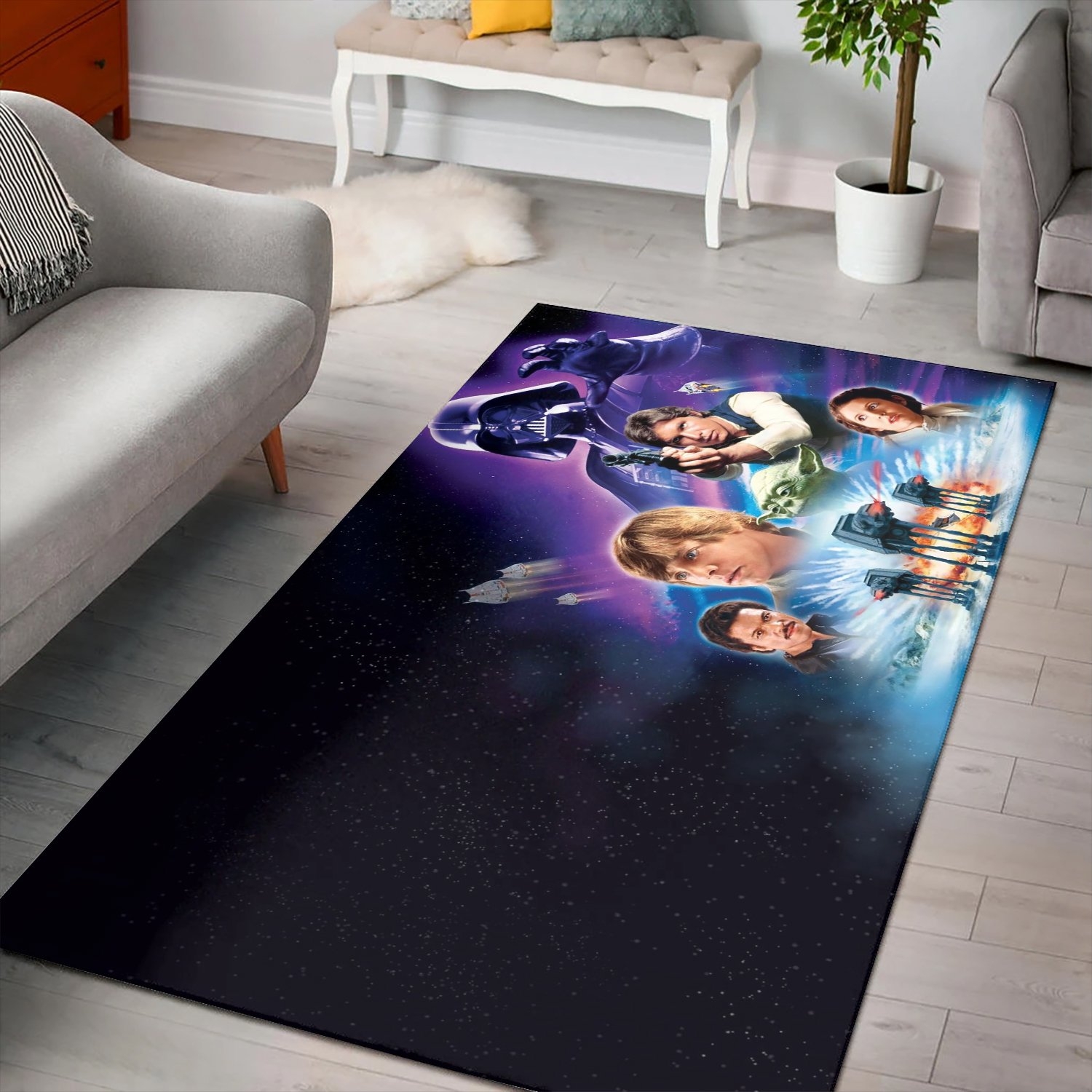 Empire Strikes Back Star Wars Rug &#8211 Custom Size And Printing - Unique Anime Apparel for Fans