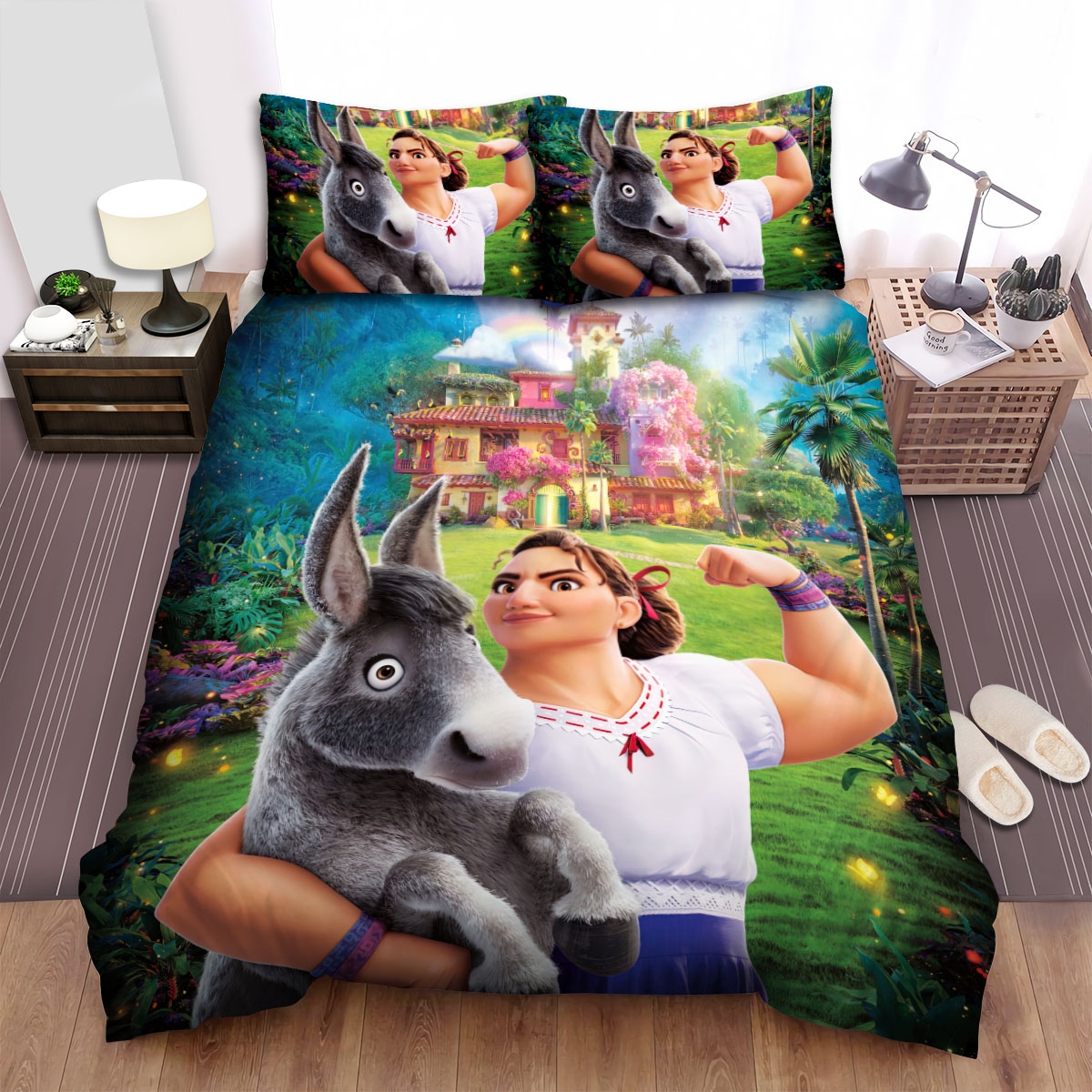 Encanto Luisa Madrigal Solo Poster Bed Sheets Spread Duvet Cover Bedding Set - Unique Anime Apparel for Fans