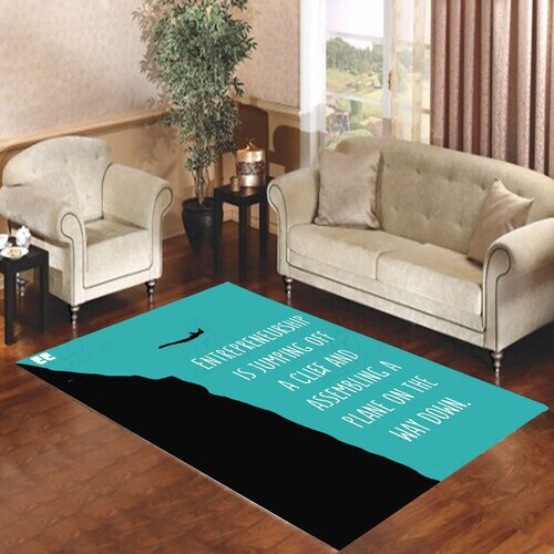 EntrepreneuTTGhip Is Like Jumping Off A Cliff Rectangle Rug Decor Area Rugs For Living Room Bedroom Kitchen Rugs Home Carpet Flooring TTG013179