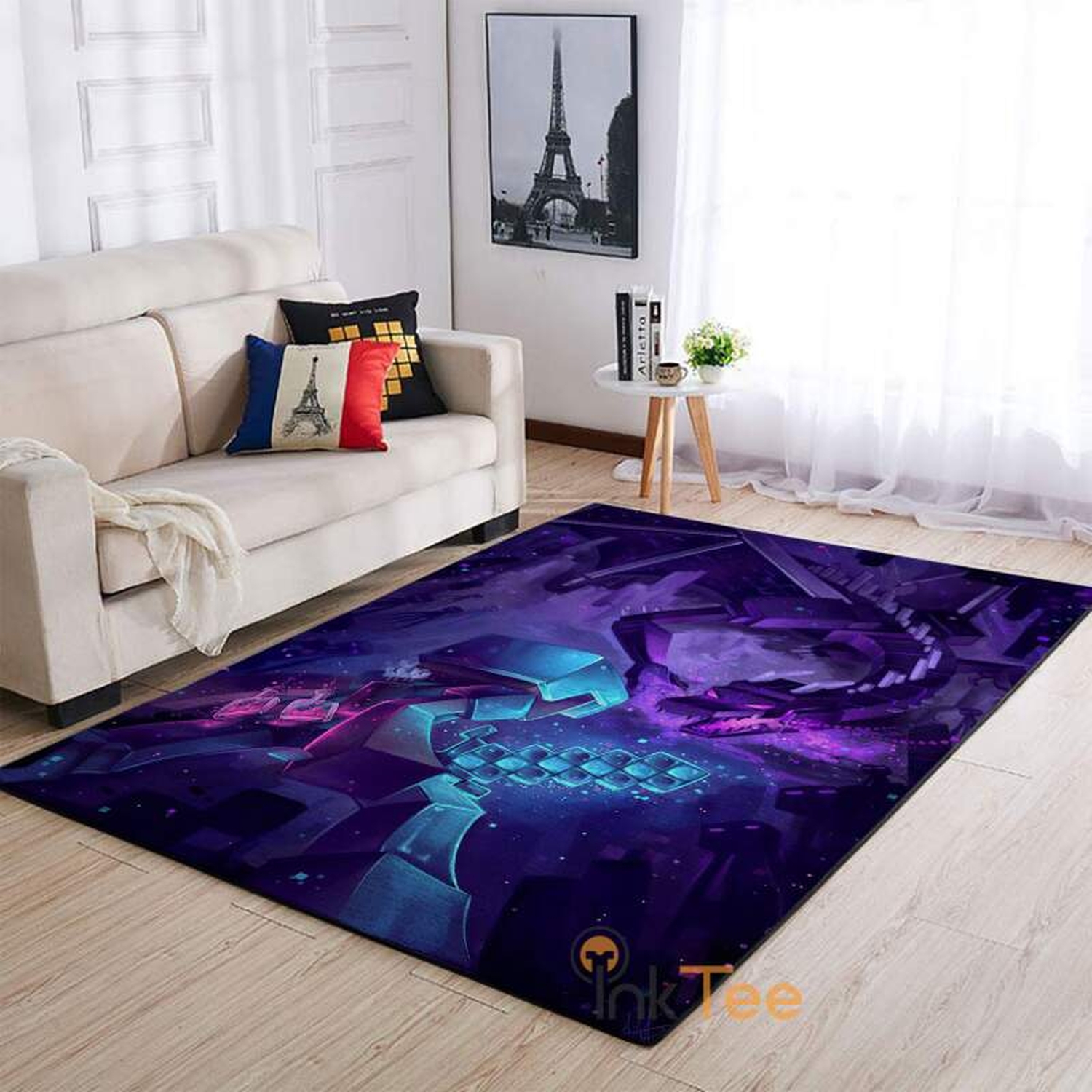 Epic Minecraft The End Area Rug - Unique Anime Apparel for Fans